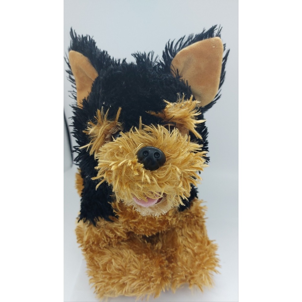Buildโ A Bear Promise Pets Yorkshire Terrier Yorkie Black & Gold Plush Toy